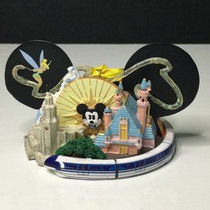 Rare Disneyland/California Adventure Parks Mickey Ears Hat Christmas Ornament